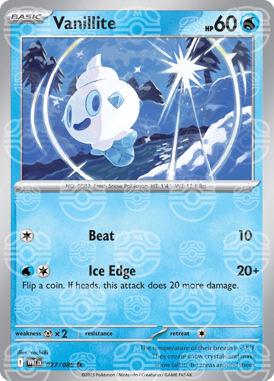 Vanillite - Master Ball Pattern