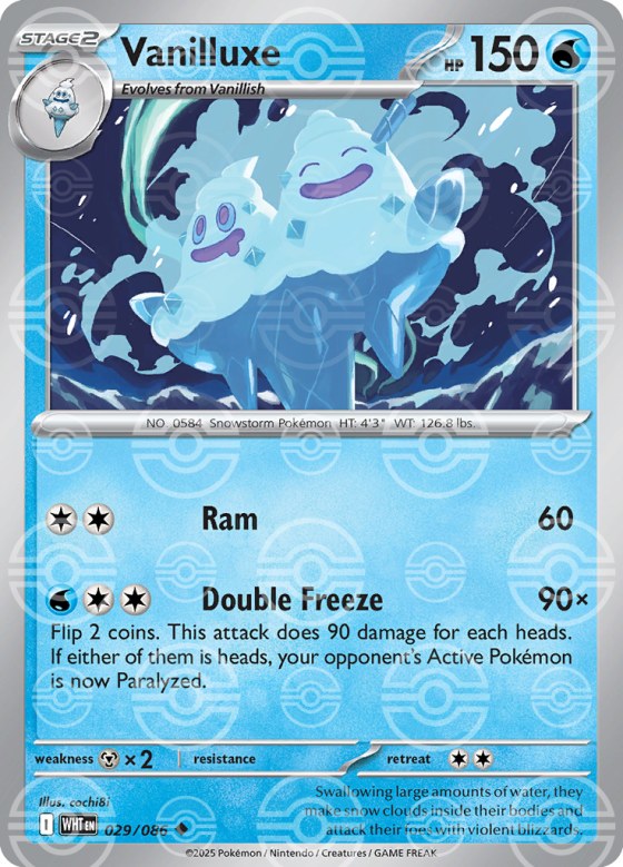 Vanilluxe - Poke Ball Pattern