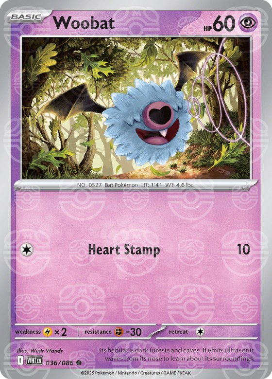 Woobat - Master Ball Pattern