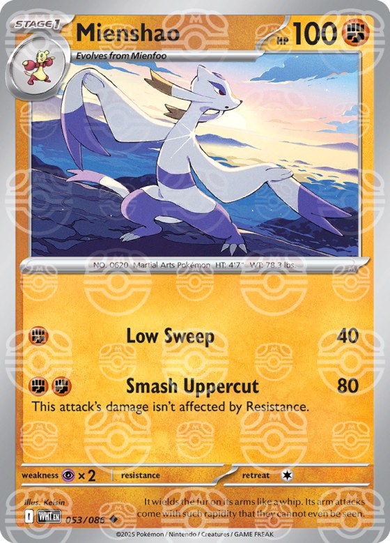 Mienshao - Master Ball Pattern