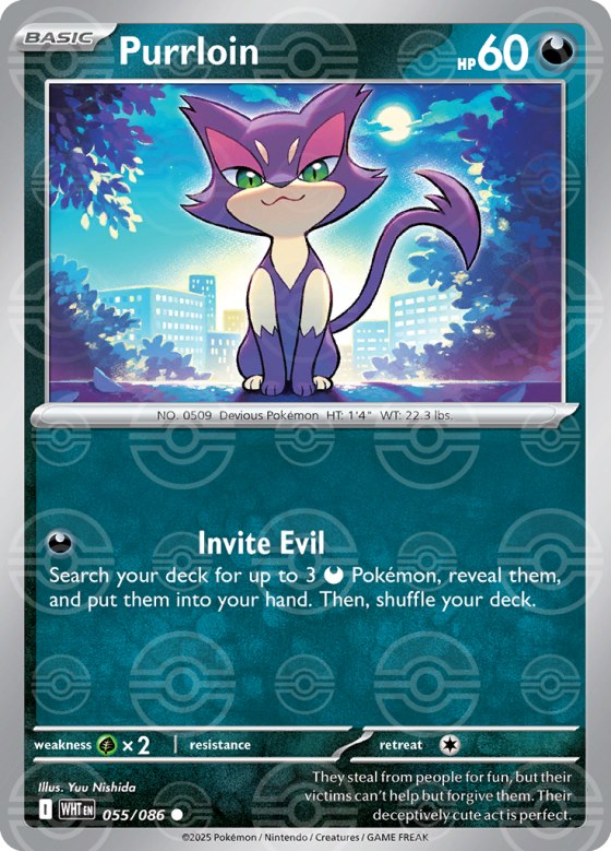 Purrloin - Poke Ball Pattern