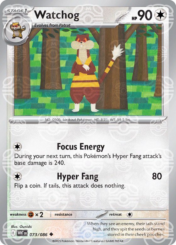 Watchog - Master Ball Pattern