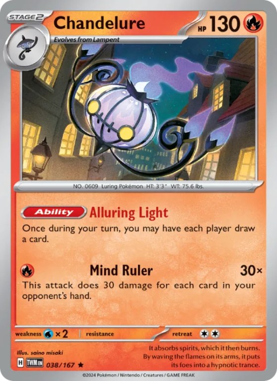 Chandelure - Reverse Holo