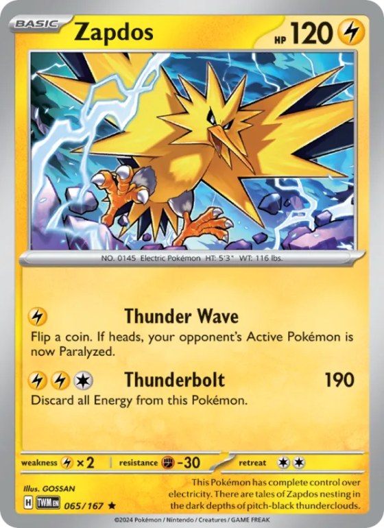 Zapdos - Reverse Holo
