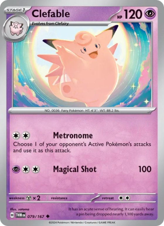 Clefable - Reverse Holo