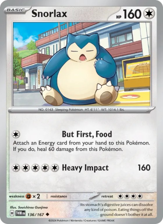 Snorlax - Reverse Holo