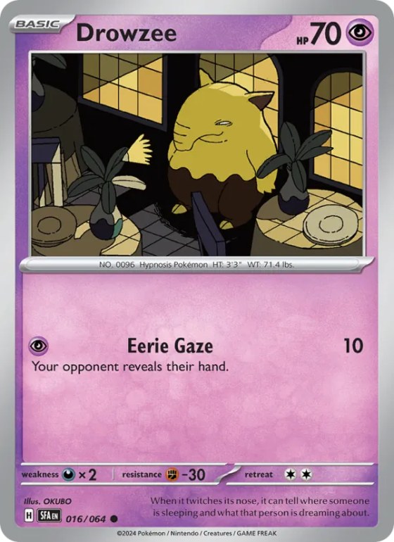 Drowzee - Reverse Holo