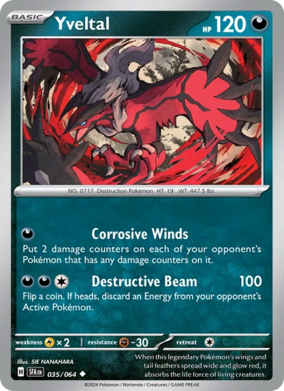 Yveltal - Reverse Holo