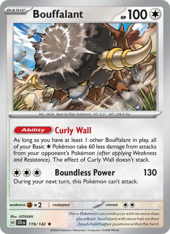 Bouffalant - Reverse Holo