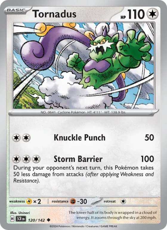 Tornadus - Reverse Holo