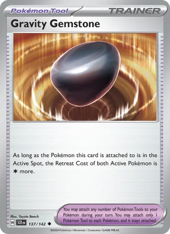 Gravity Gemstone - Reverse Holo