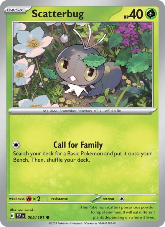 Scatterbug - Reverse Holo