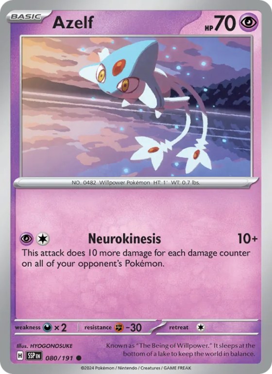 Azelf - Reverse Holo