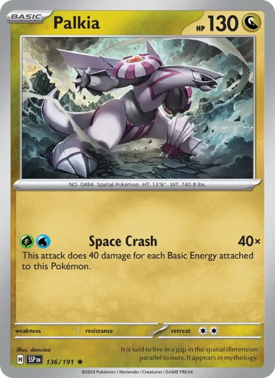 Palkia - Reverse Holo