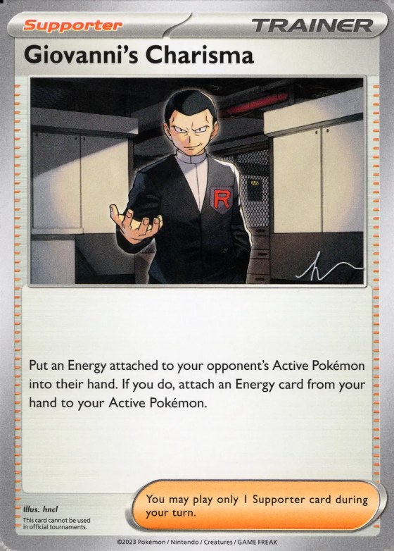 Giovanni's Charisma