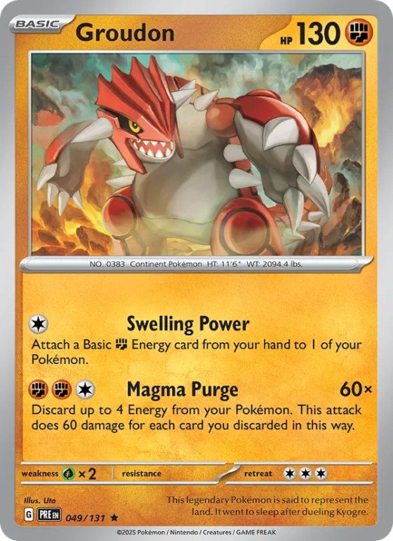 Groudon - Reverse Holo