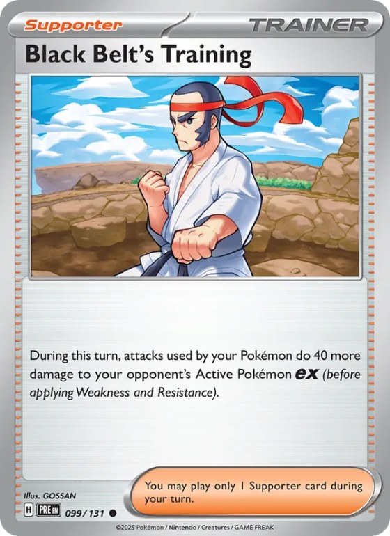 Black Belt's Training - Reverse Holo