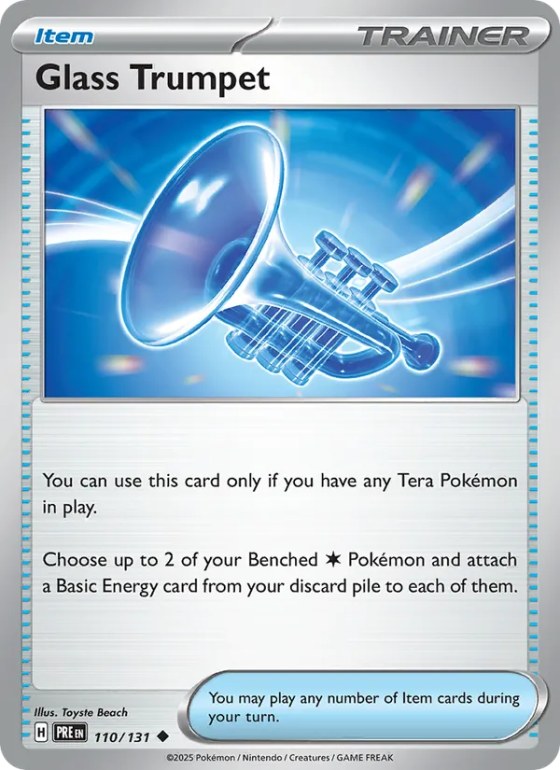 Glass Trumpet - Poke Ball Pattern
