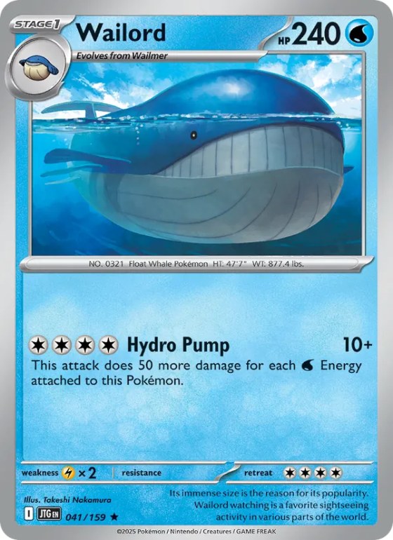 Wailord - Reverse Holo