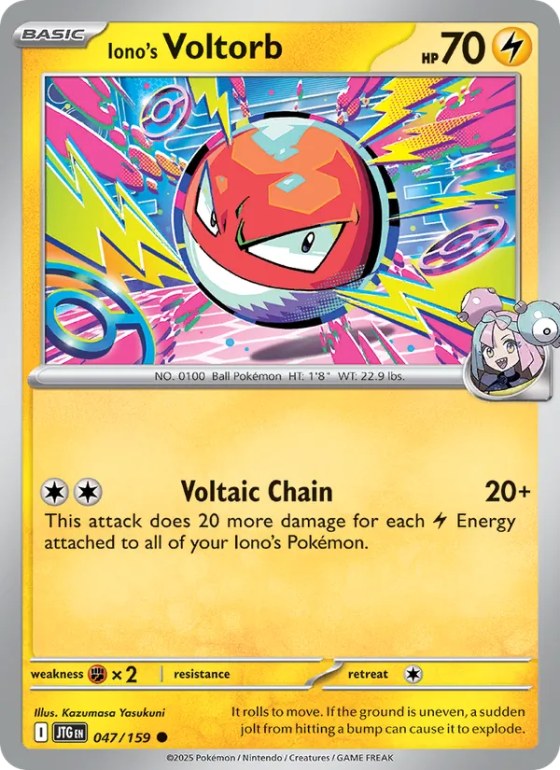 Iono's Voltorb - Reverse Holo