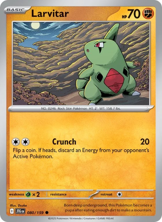 Larvitar - Reverse Holo