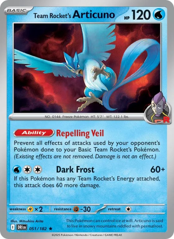 Team Rocket's Articuno - Holo