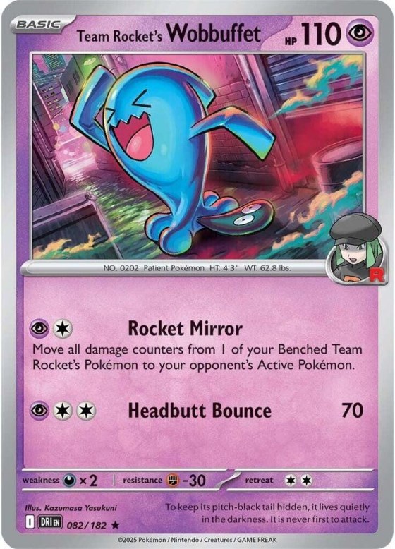 Team Rocket's Wobbuffet - Holo