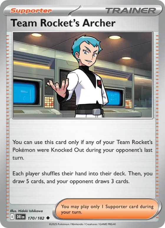 Team Rocket's Archer - Reverse Holo