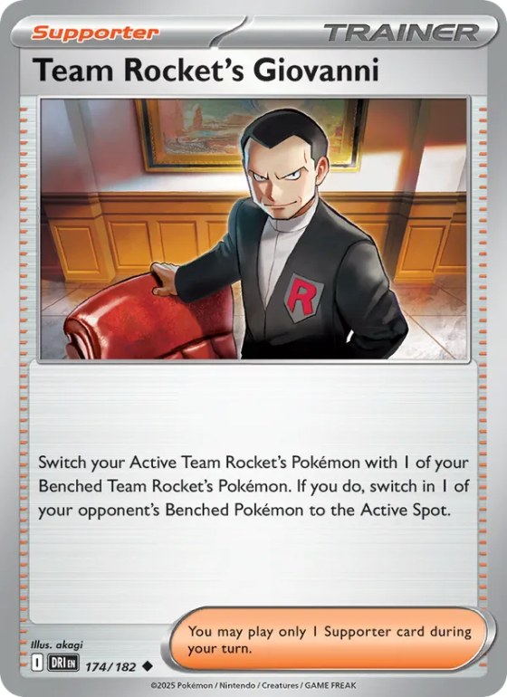 Team Rocket's Giovanni - Reverse Holo