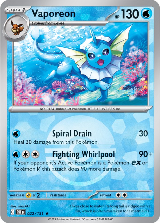 Vaporeon - Poke Ball Pattern