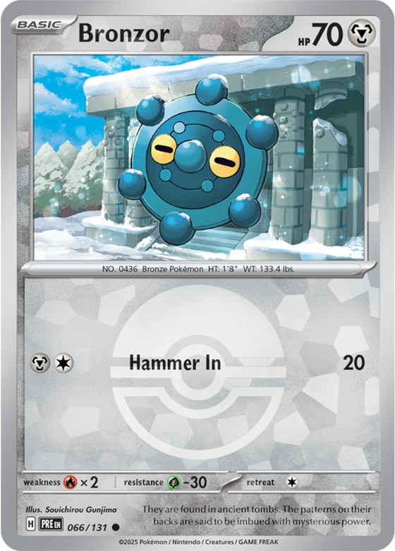 Bronzor - Poke Ball Pattern