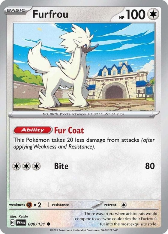 Furfrou - Reverse Holo