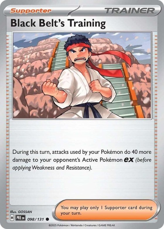 Black Belt's Training - Reverse Holo