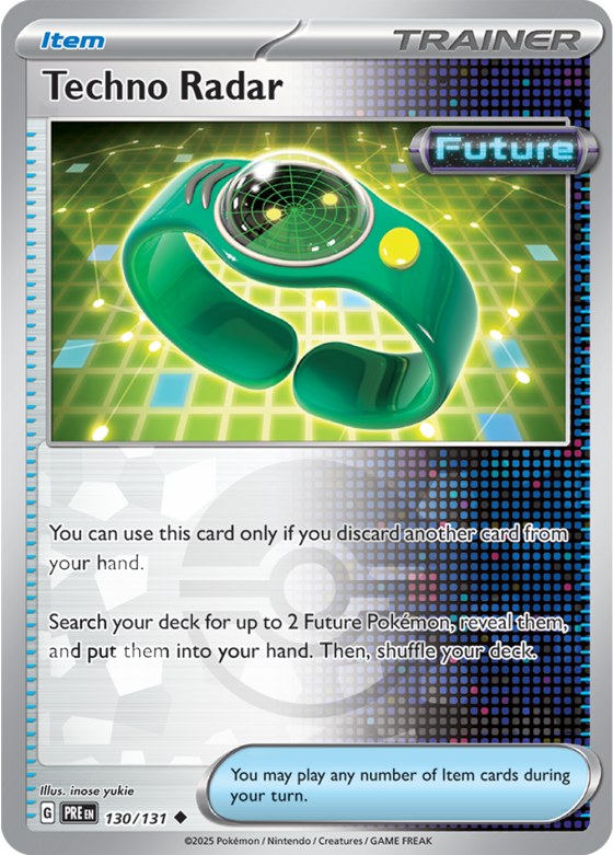 Techno Radar - Poke Ball Pattern