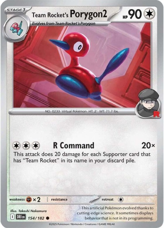 Team Rocket's Porygon2 - Reverse Holo