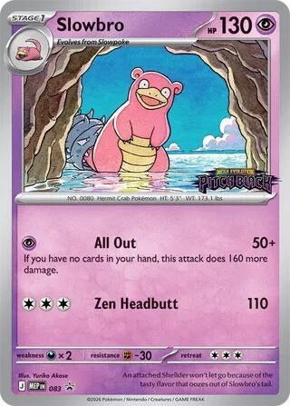 Slowbro - Pitch Black Stamped