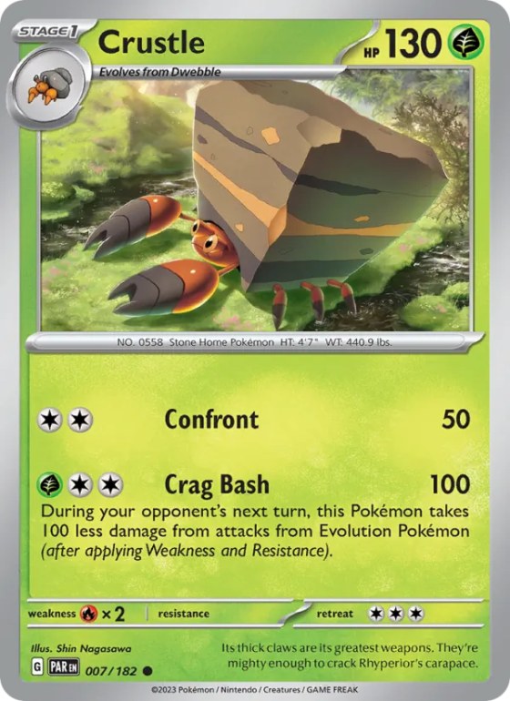 Crustle - Reverse Holo