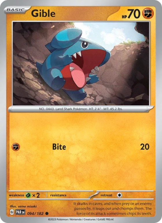 Gible - Reverse Holo
