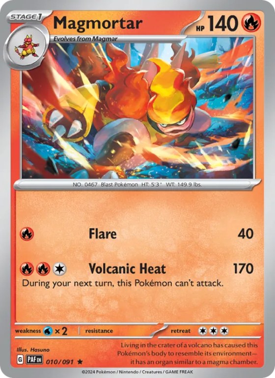Magmortar - Reverse Holo