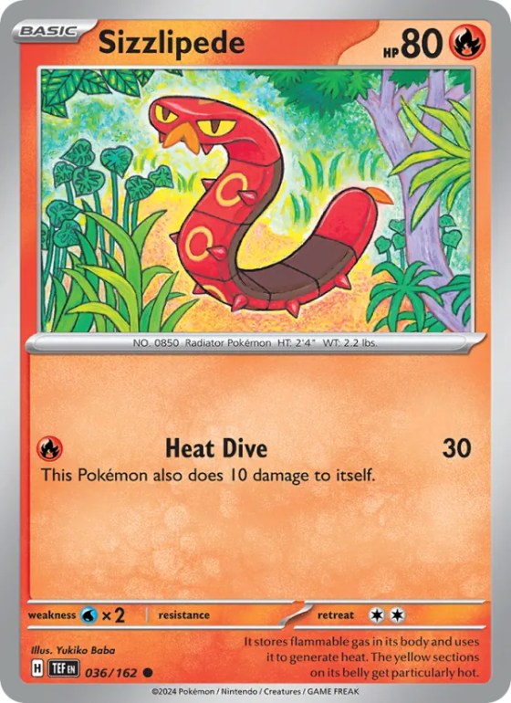 Sizzlipede - Reverse Holo