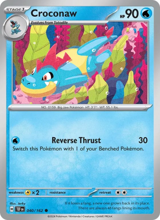 Croconaw - Reverse Holo