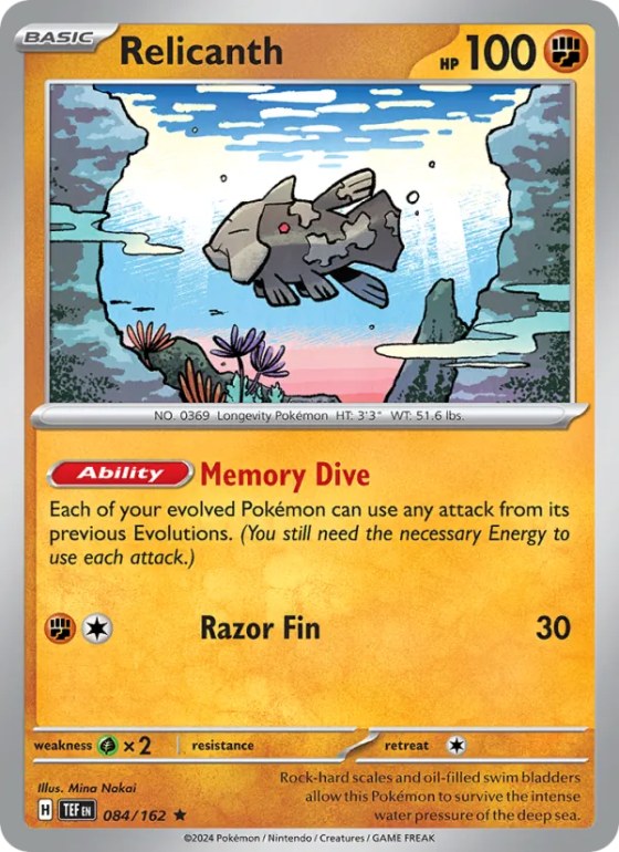 Relicanth - Reverse Holo