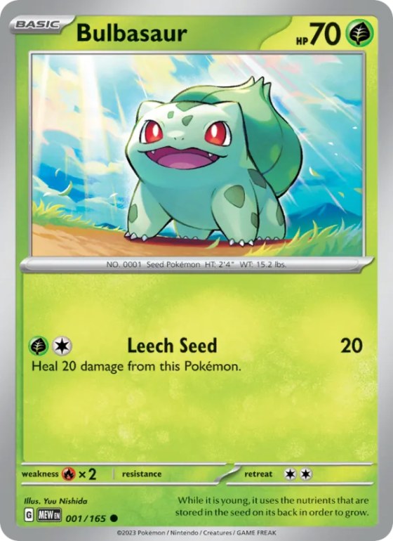 Bulbasaur - Reverse Holo