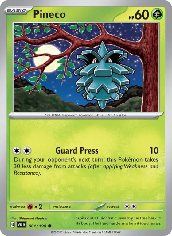 Pineco - Reverse Holo
