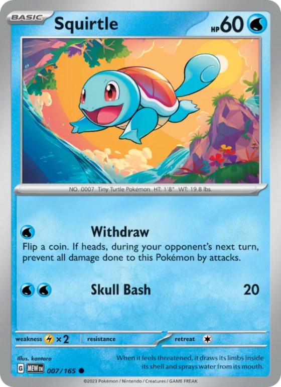 Squirtle - Reverse Holo