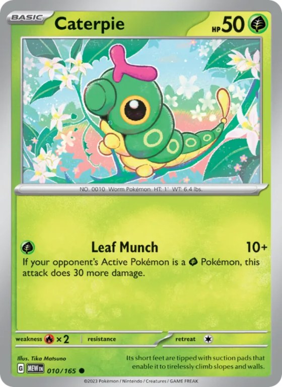 Caterpie - Reverse Holo