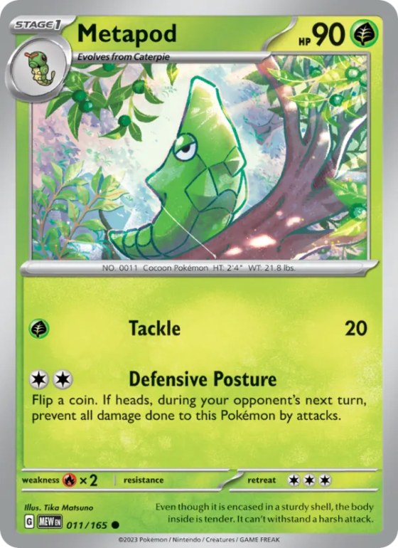 Metapod - Reverse Holo