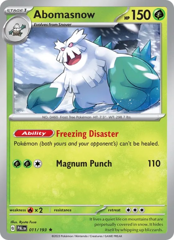 Abomasnow - Reverse Holo