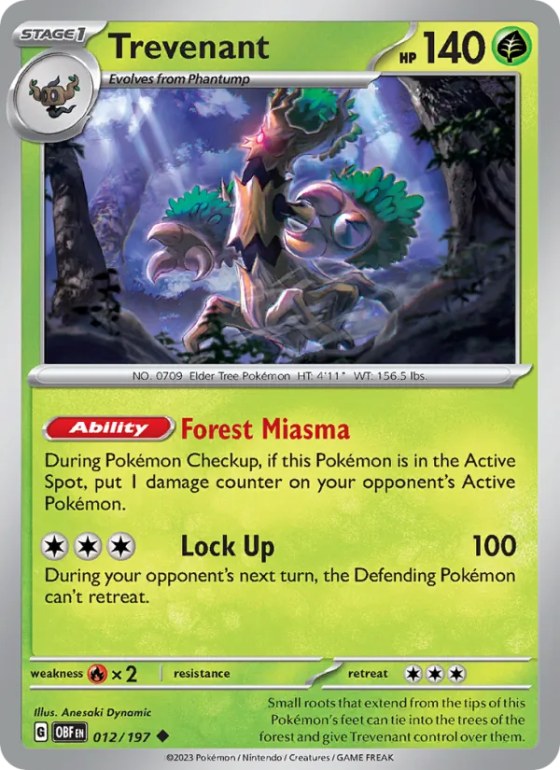 Trevenant - Reverse Holo