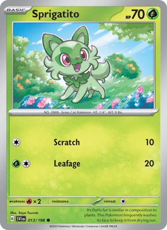 Sprigatito - Reverse Holo